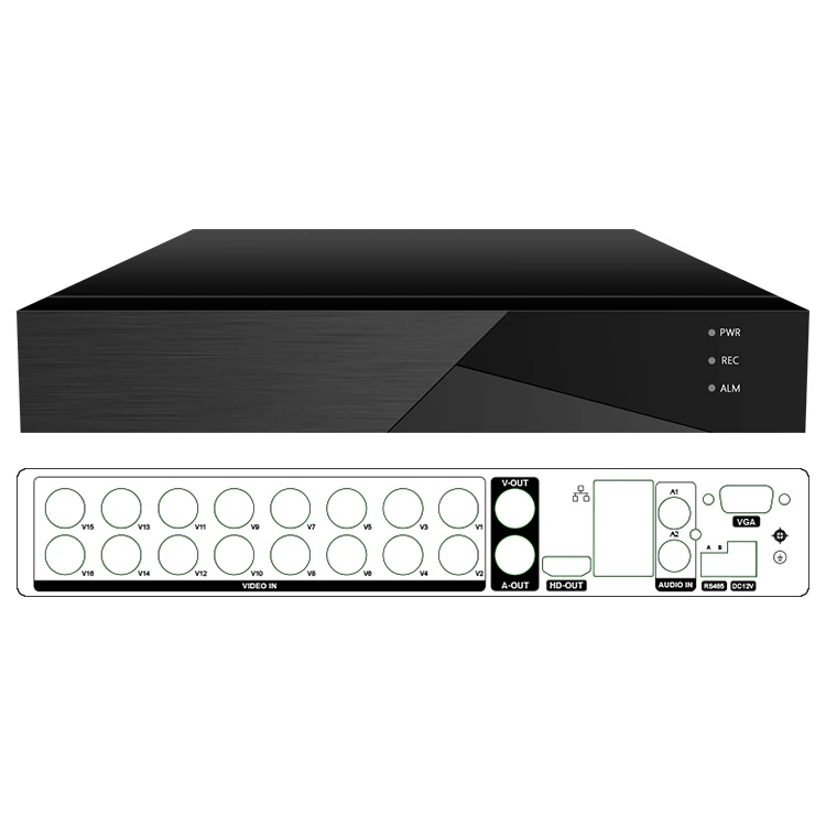 Система видеонаблюдения DVR H.265 камера безопасности 5MP 16