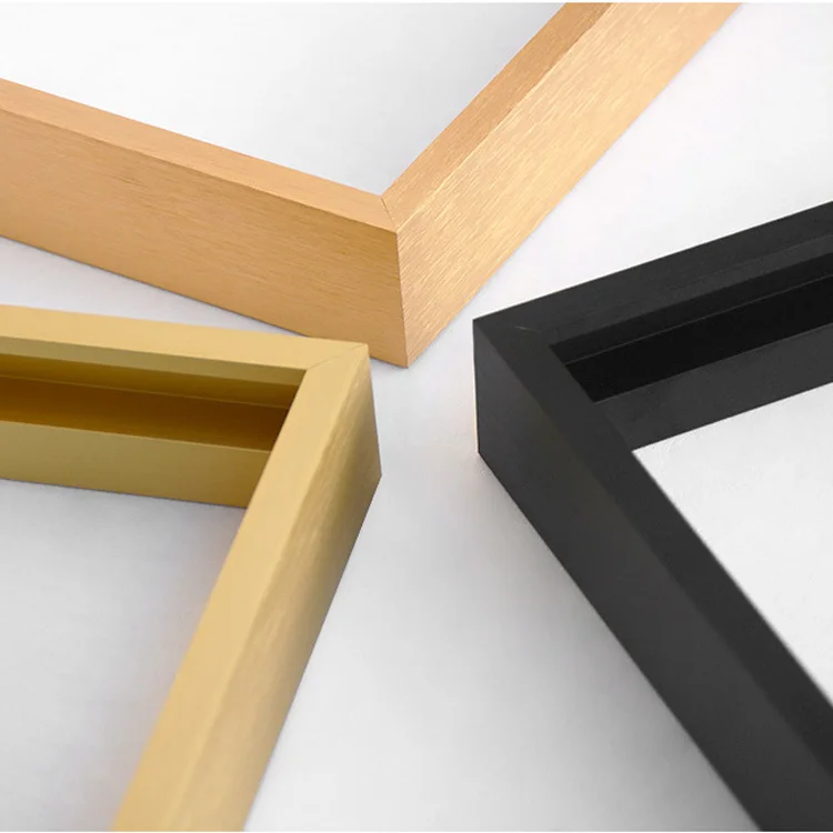 
Hot Selling Black Anodized Decoration 11X14 Photo Picture Aluminum Frame Moulding 