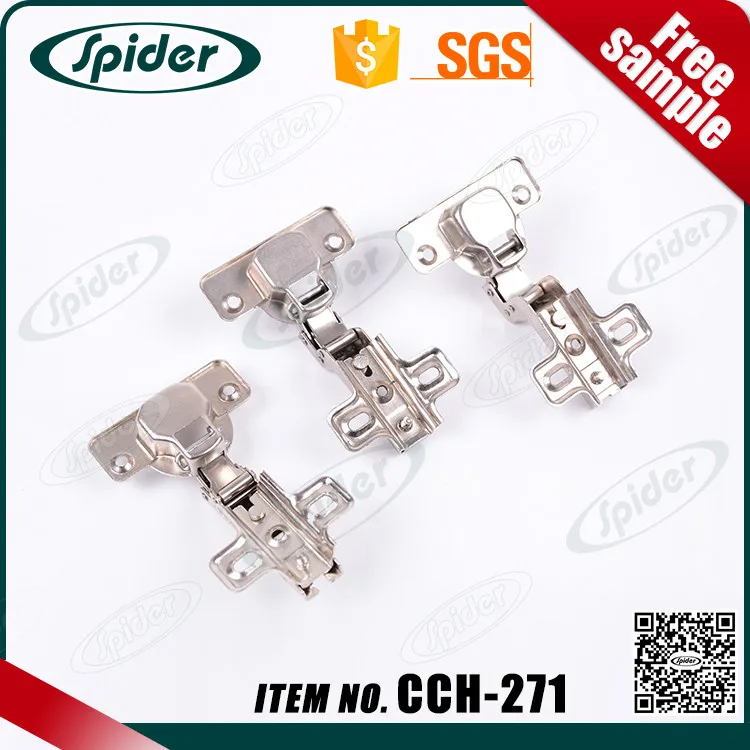 2023 newly Spider furniture hardware Kitchen Cabinet Folding Cheap Hinge Hidden FGV Cabinet Door Hinge