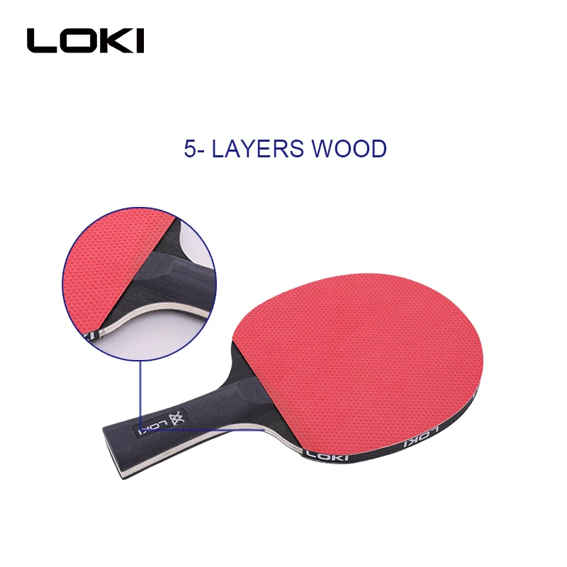 LOKI SW065 4 racket+8 balls pingpong set table tennis rackets