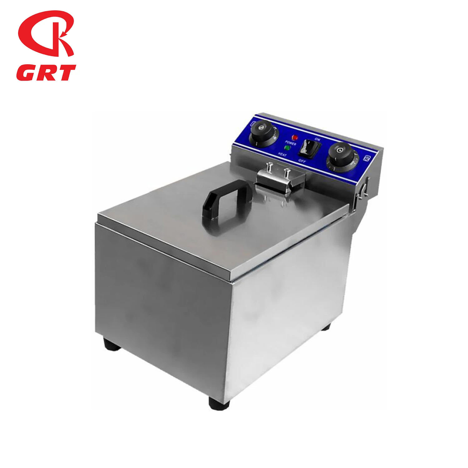 GRT-E101B высокое качество 10 л электрическая фритюрница с контролем температуры и таймером