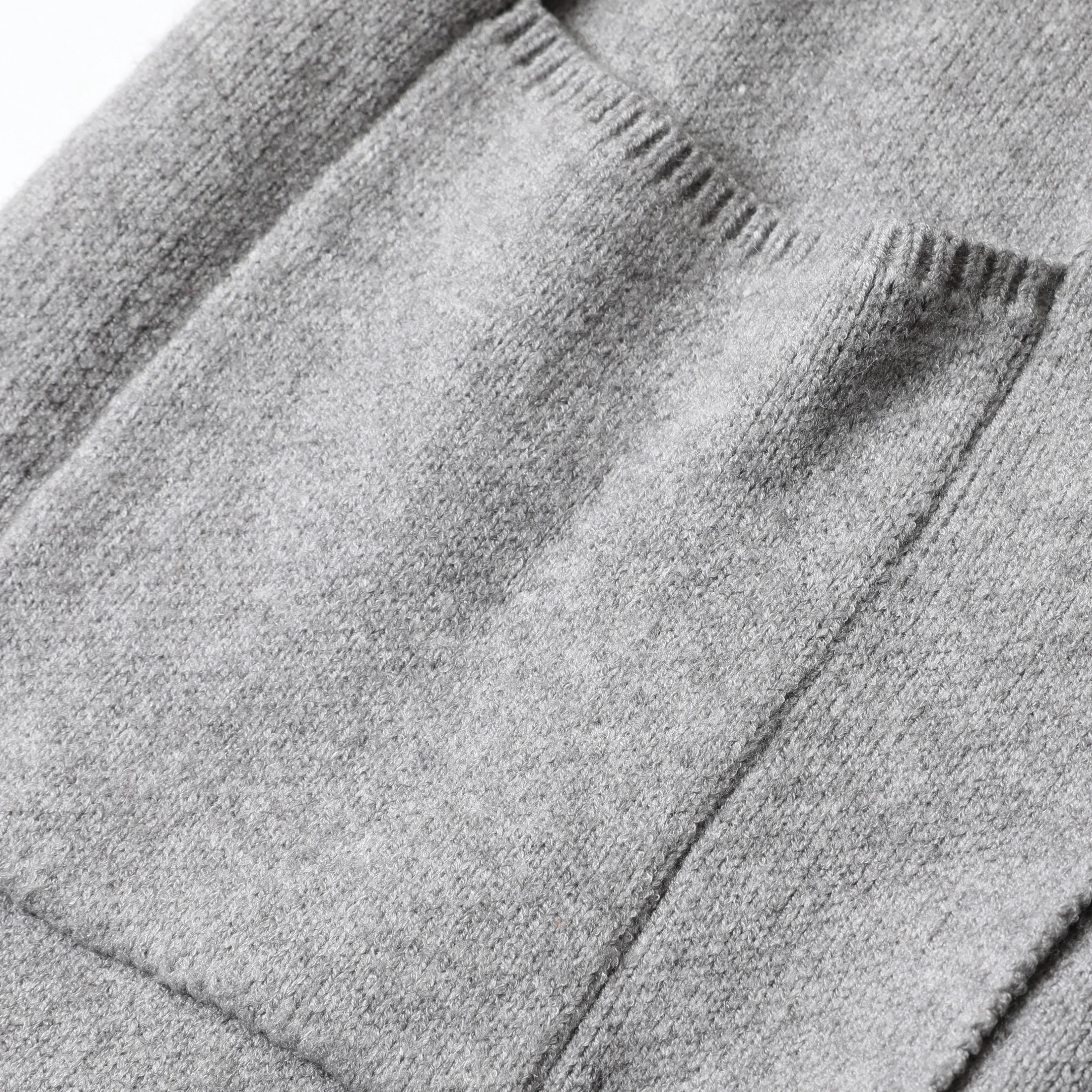 
korean high quality ins style casual simple long sleeve knitted faux fur striped sweaters cardigan with pockets 