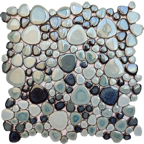 Hot selling ceramic fish pond mosaic pebble tile non-slip floor tile toilet outdoor pool swimming pool hot spring pool