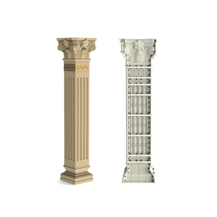 ABS material plastic mold for Roman column and pillar