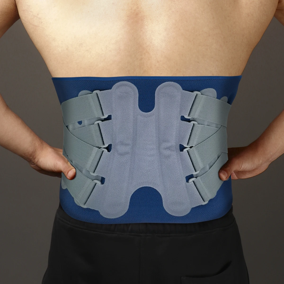 Грей синий Поддерживающий Пояс компрессионный ремешок для защиты талии
