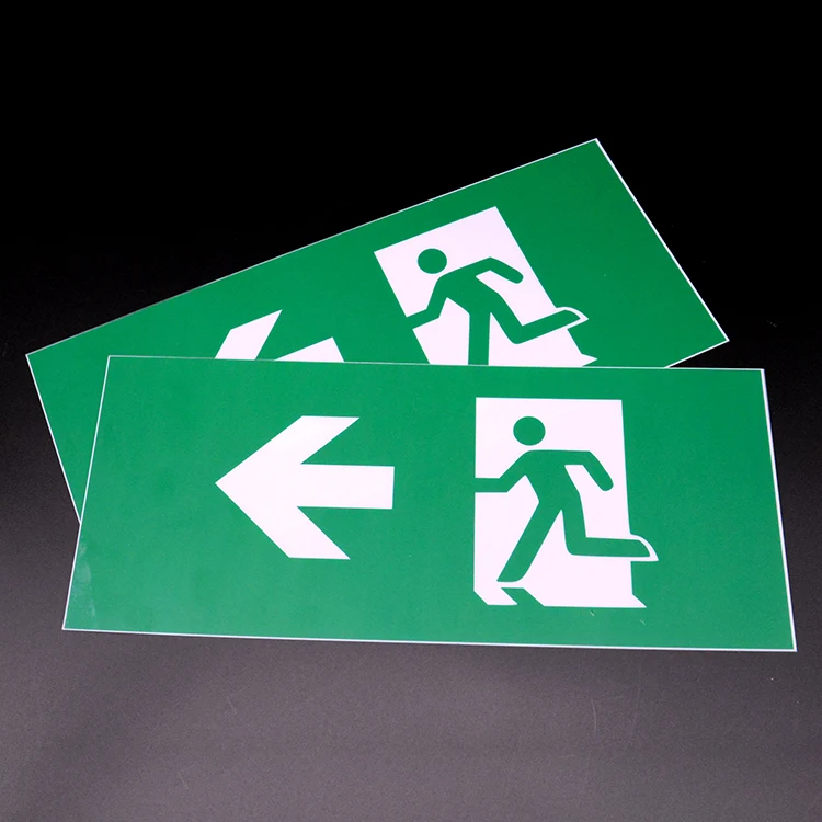 
Factory supplier high strength led emergency exit sign illuminated parts 
