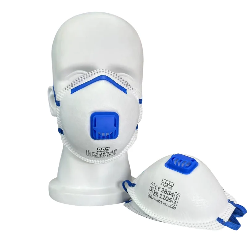 FFP2 respirators and masks CE ffp2-mask with valve OEM free disposable FFP2mask ce industrial work mask ffp2