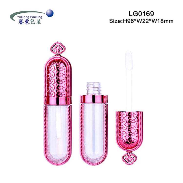 
Unique Fancy Empty Crown Pink Lip Gloss Tube With Custom Packaging Cosmetic Private Lable Lip Gloss Containers Wands 