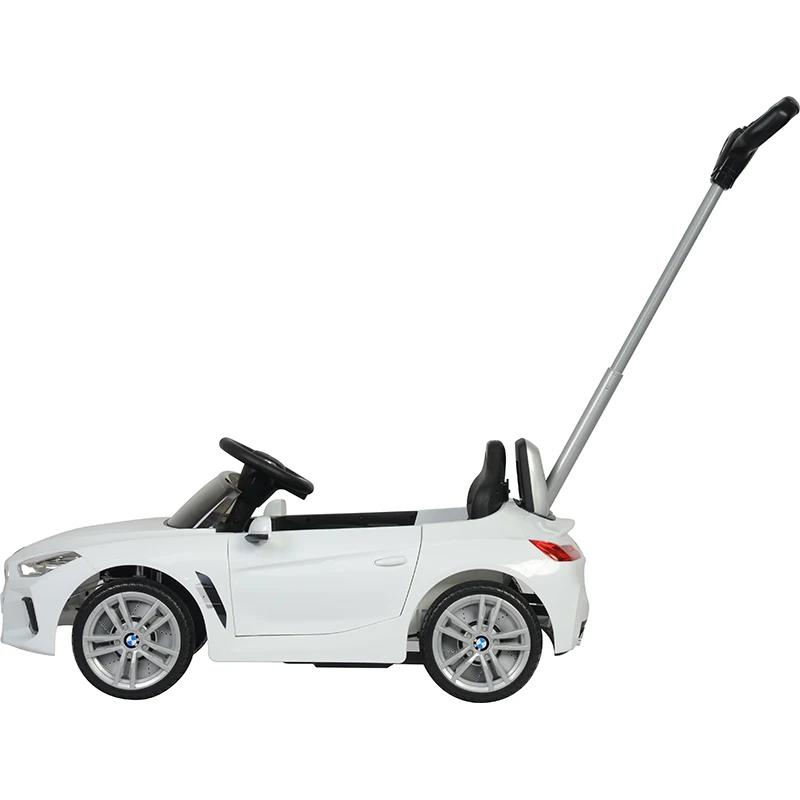 WD3673 Cool kids car with push handle red white