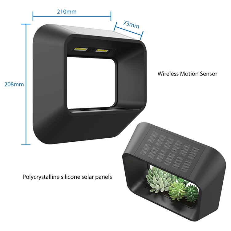 High Performance Extrusion Plastic Against Rain Top Quality Sensor Switch Integrated Outdoor Housing Street Lights Led Solar