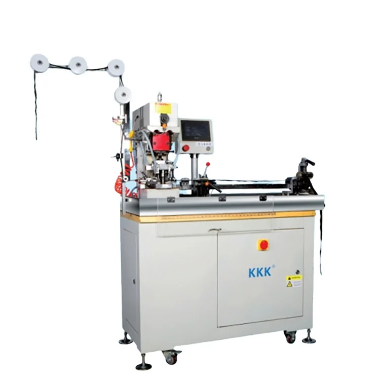 KKK Fully automatic nylon zipper non teeth cutting gapping machine  zipper machine