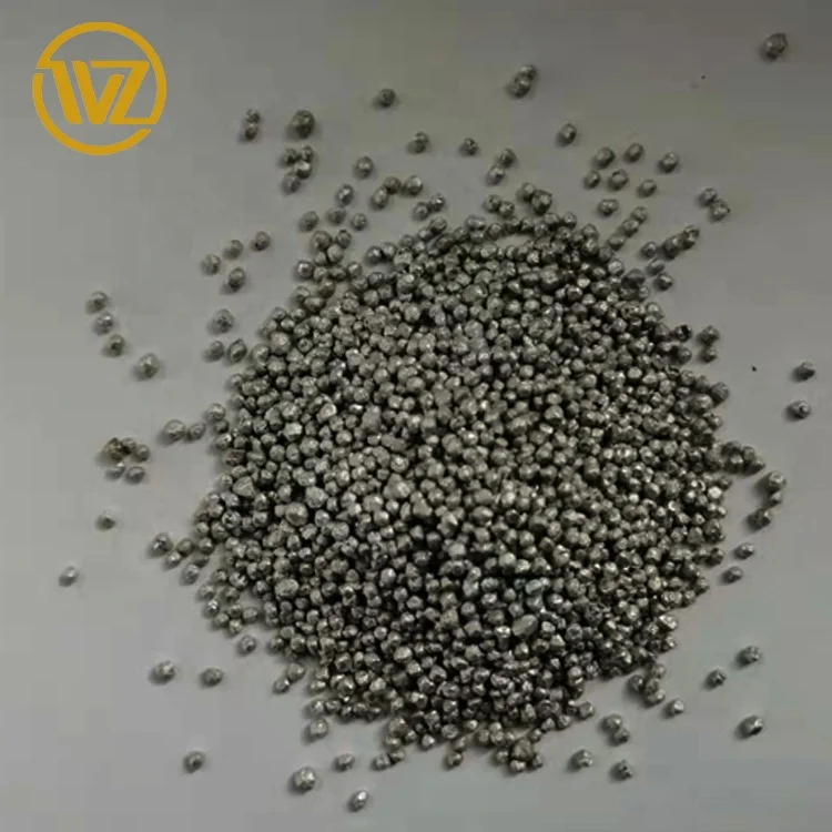 Magnesium desulfurizer Reduction Metal Silver Gray Industry 0.6-0.8g/cm3 98.5%min ISO9001-2016 CN;HEN GB/T 28001-2011 Pellt WZ