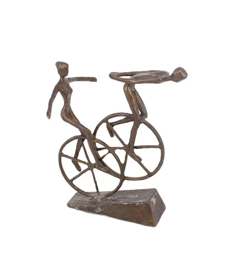 European cast iron craft bicycle love used in the living room decoration