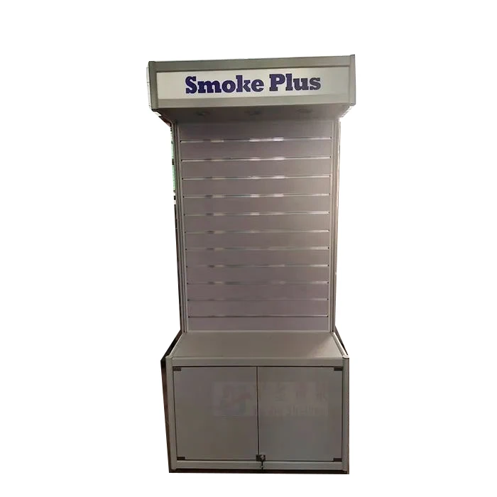 Hot sale MDF display cabinet design for smoke store Titanium alloy Display Showcase