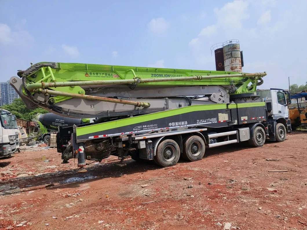 Factory-Priced 38X-5RZ-2 Concrete Mixer Truck with Pump Used Electric & Diesel Power for Construction & Machinery Repair Shops