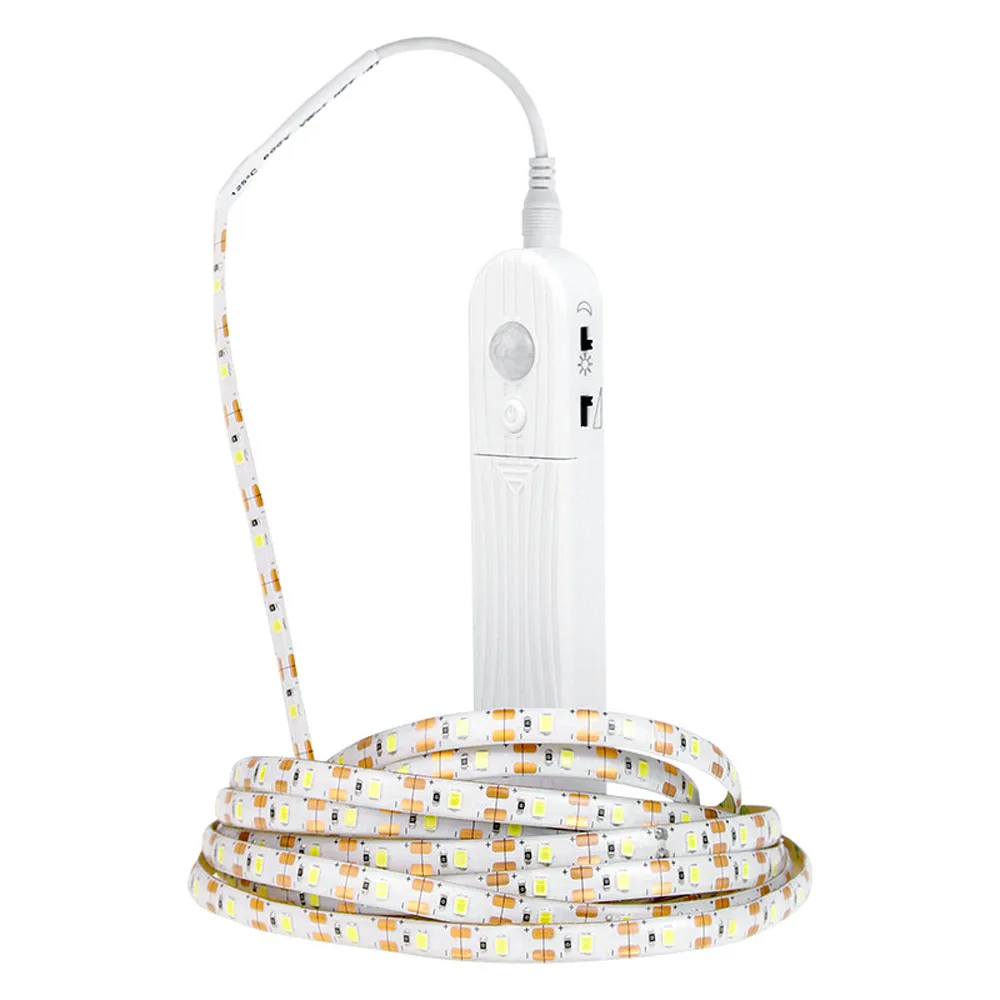 Умный светодиодный светильник для лестницы освещение под кроватью с PIR-датчиком управление помощью Интеллектуального датчика настенная лампа шкафа гардероба кухни 2 м 1