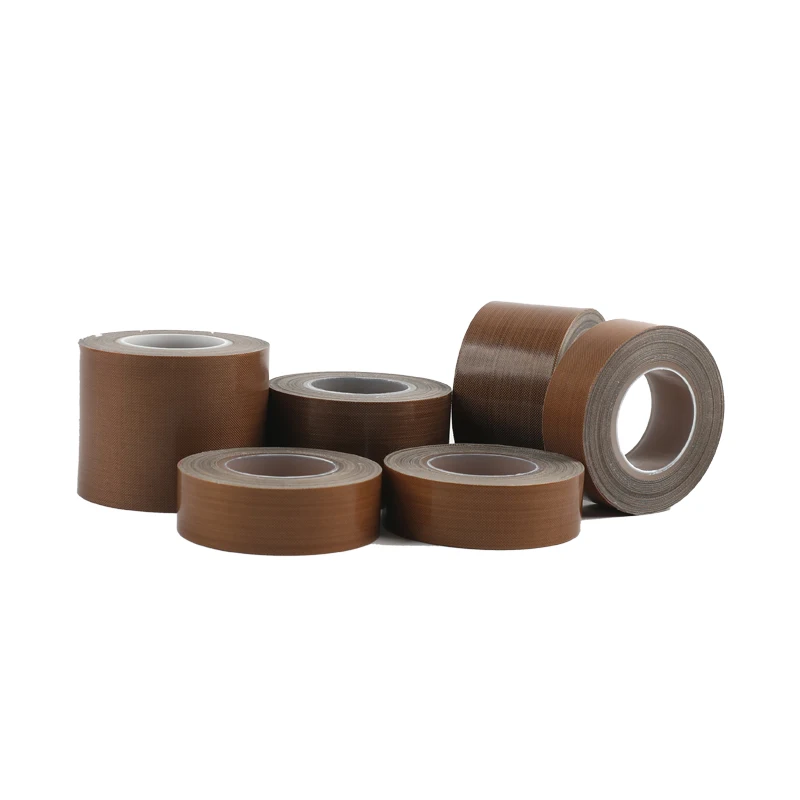 Heat Resistant PTFE Fiberglass Cloth Tape PTFE Coated Glass Adhesive Tapes