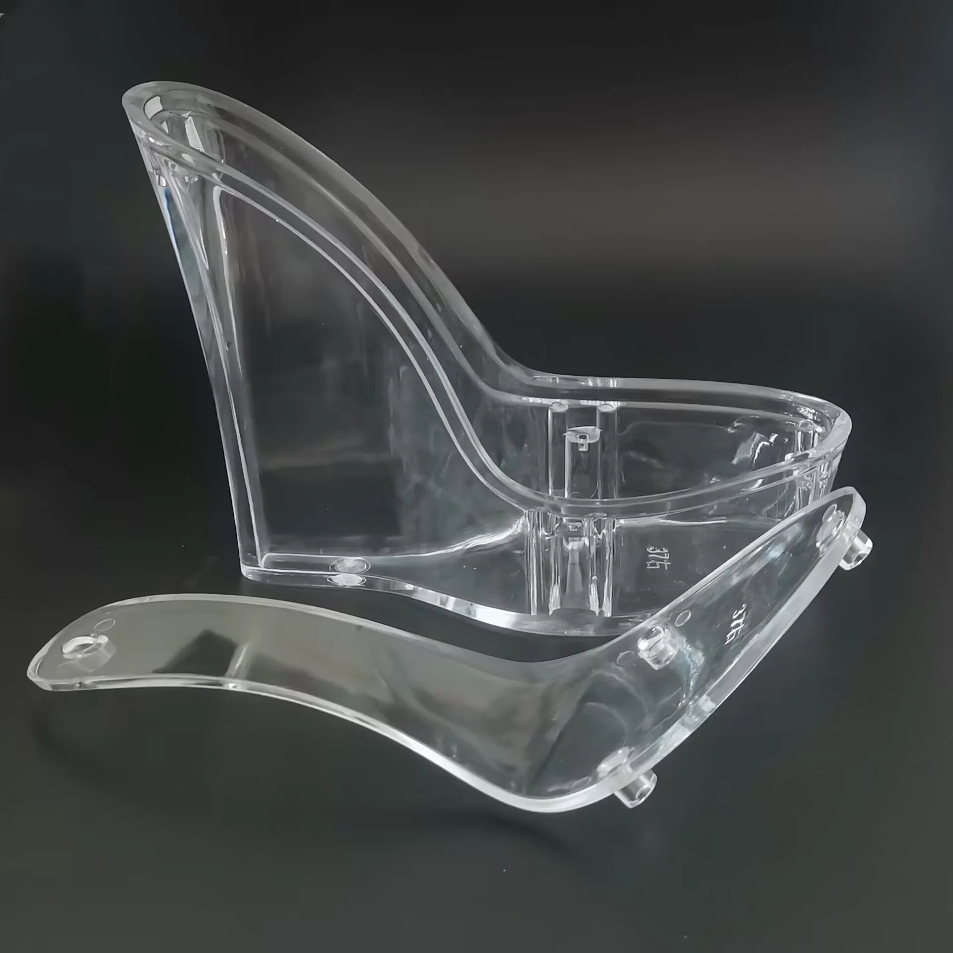 14.5cm woman high heel wedge clear sole for shoe making