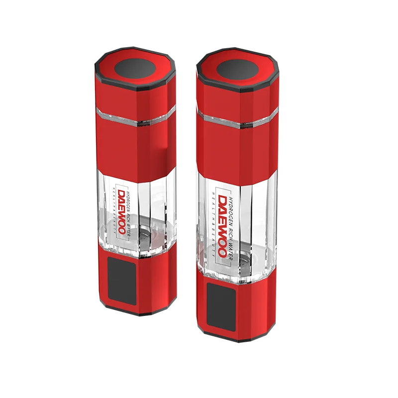 Octagonal design Produced using DuPont proton membrane materials hydrogen rich water generation bottle can delay aging