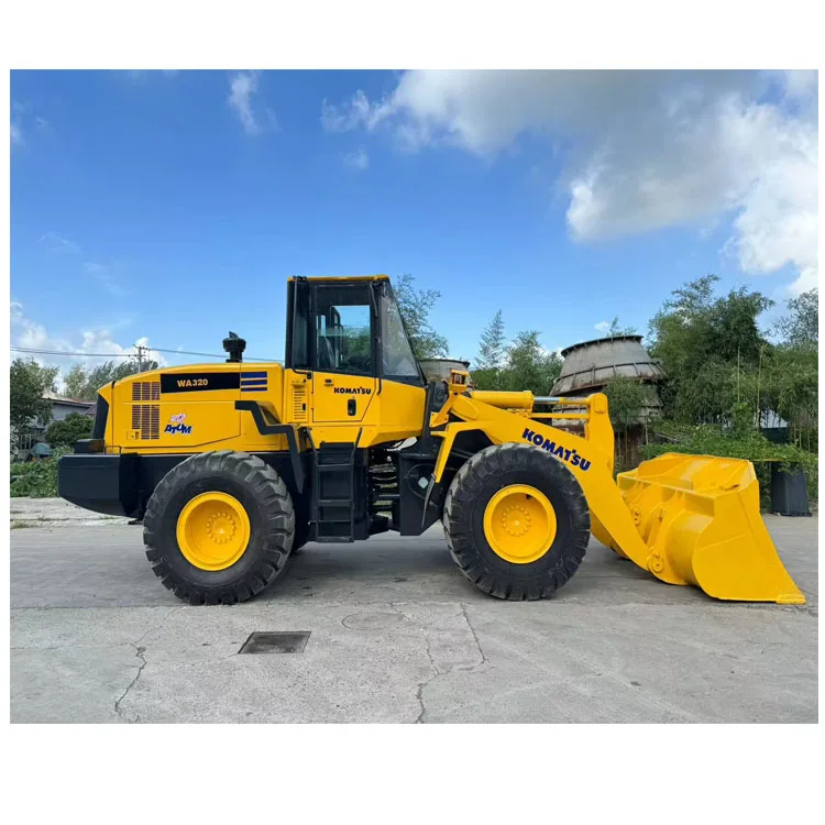 Komatsu WA320 Wheel Loader For Sale Used Komatsu WA470-3 WA380-3 WA320-5 Wheel Loader