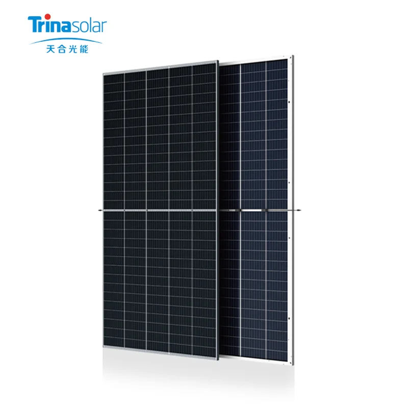 Solar panel 500W Trina China vertex bifacial dual glass  monocrystalline thin film 400w 450w 500 watts solar power panel cell