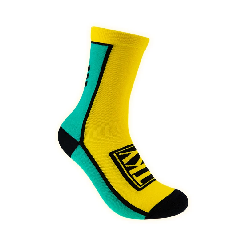 Оптовая продажа, однотонные вязаные полосатые хлопковые пушистые носки MS D058