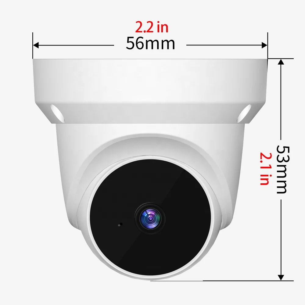 1080P H.265 Pan Tilt Night Vision V380 Two Way Audio Moving Detection Home Security Baby Monitor WIFI AI IP ON VIF Dome Camera