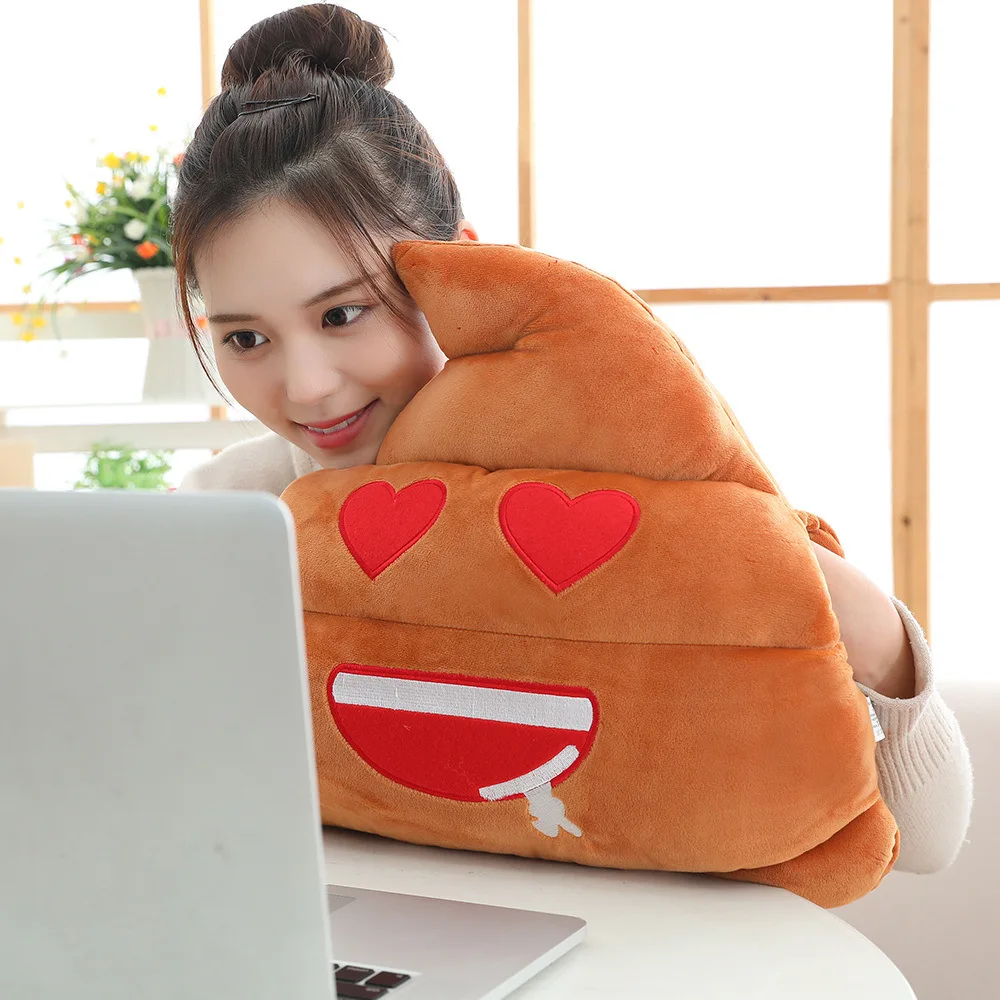 25-45CM Creative Funny Poop Prank Plush Stuffed Toys Pillow Gift Feces Excrement Soft Toys Shit Juguete de Peluche
