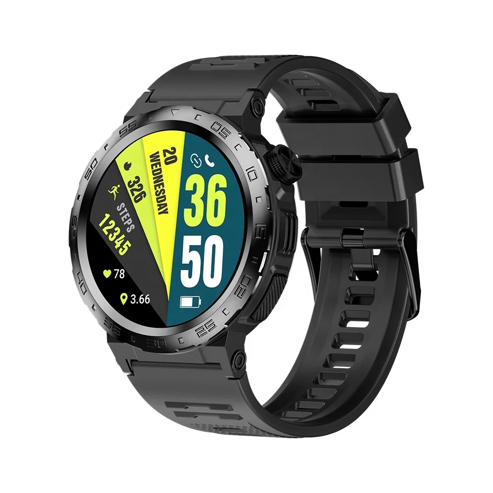 New LG103 Smart Watch 1.43 Inch AMOLED Display Heart Rate Blood Oxygen 5ATM Waterproof BT Call Outdoor Sport GPS Smart Watch