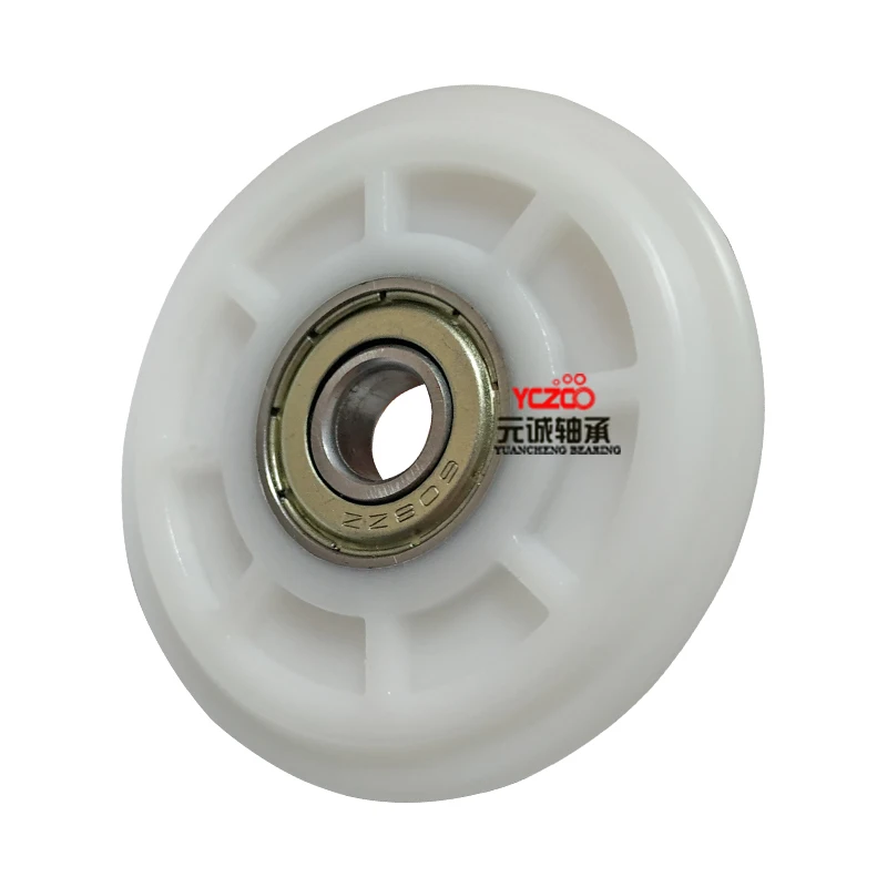 YCZCO 608zz bearing sliding wardrobe cabinet door 48mm u groove nylon roller