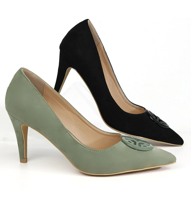 Spring Autumn New Pointed 8CM Thin Heels Sexy Women Shoes Red Bottom High Heels Pumps Slip-on Shoes Woman Party Shoes