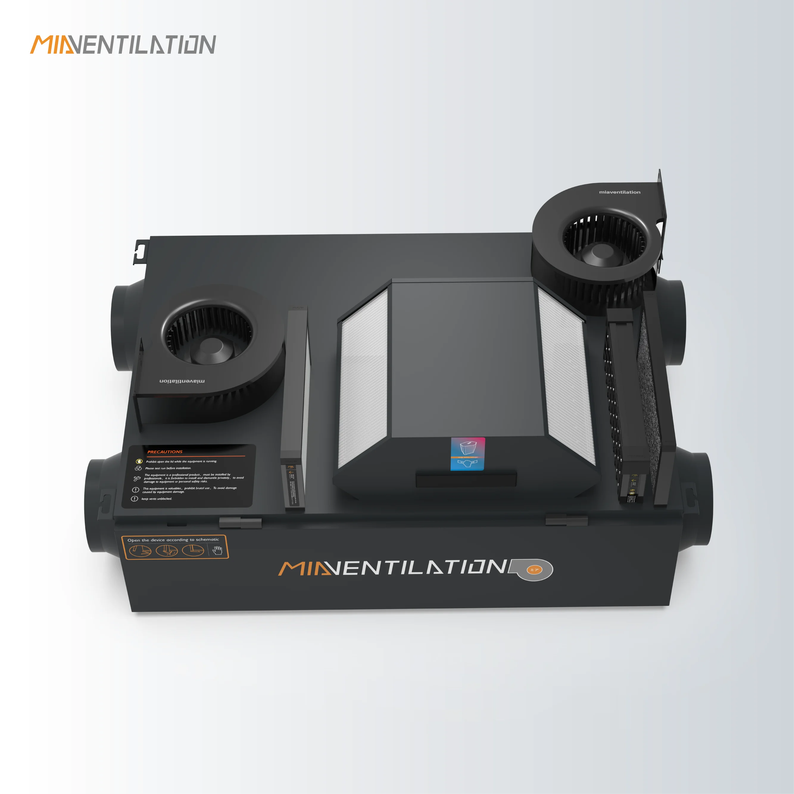 MIA Fresh Air Energy Recovery Ventilation/ Highly Efficiency Energy Heat Recovery Recuperator/ Air Fresh Ventilation