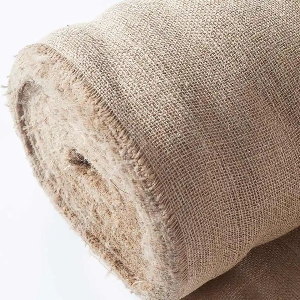 High Quality Hessian Wholesale Jute Fabric Hemp Fabrics Yute Burlap Fabric