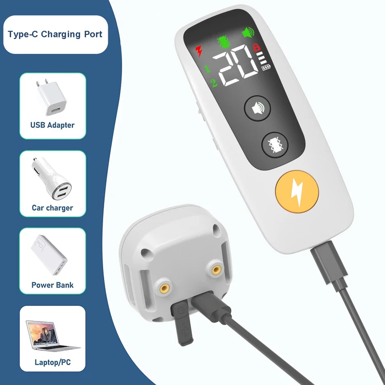 New Product Ideas 2023 Big LCD Display Remote E Collar Dog Training 20 Levels Shock Custom Free Logo Smart Dog Collar