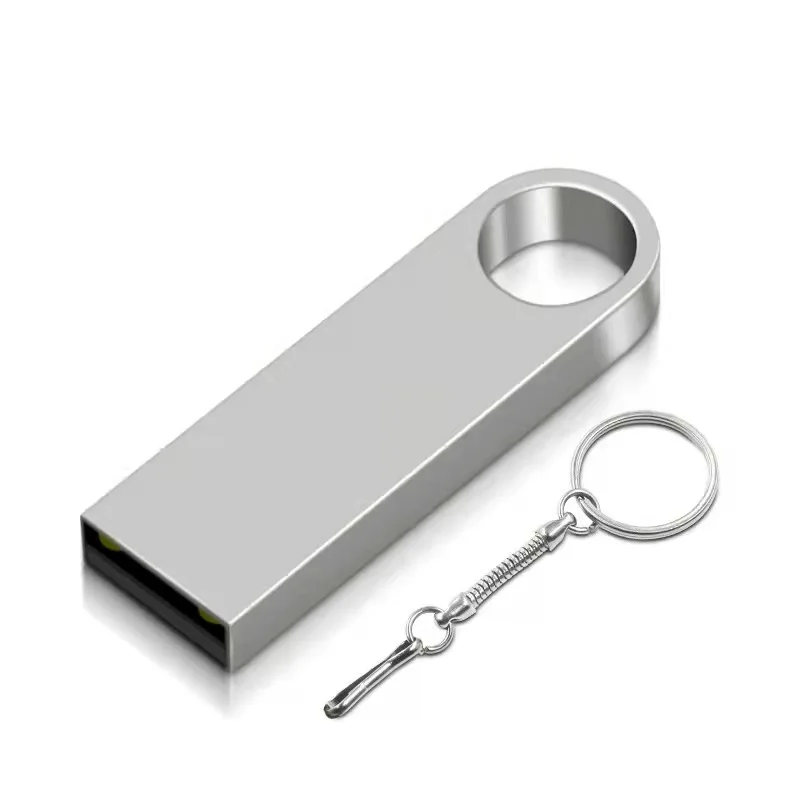Wholesale customize logo metal flash usb stick with keychain usb flash drives memoria usb 3.0 16gb