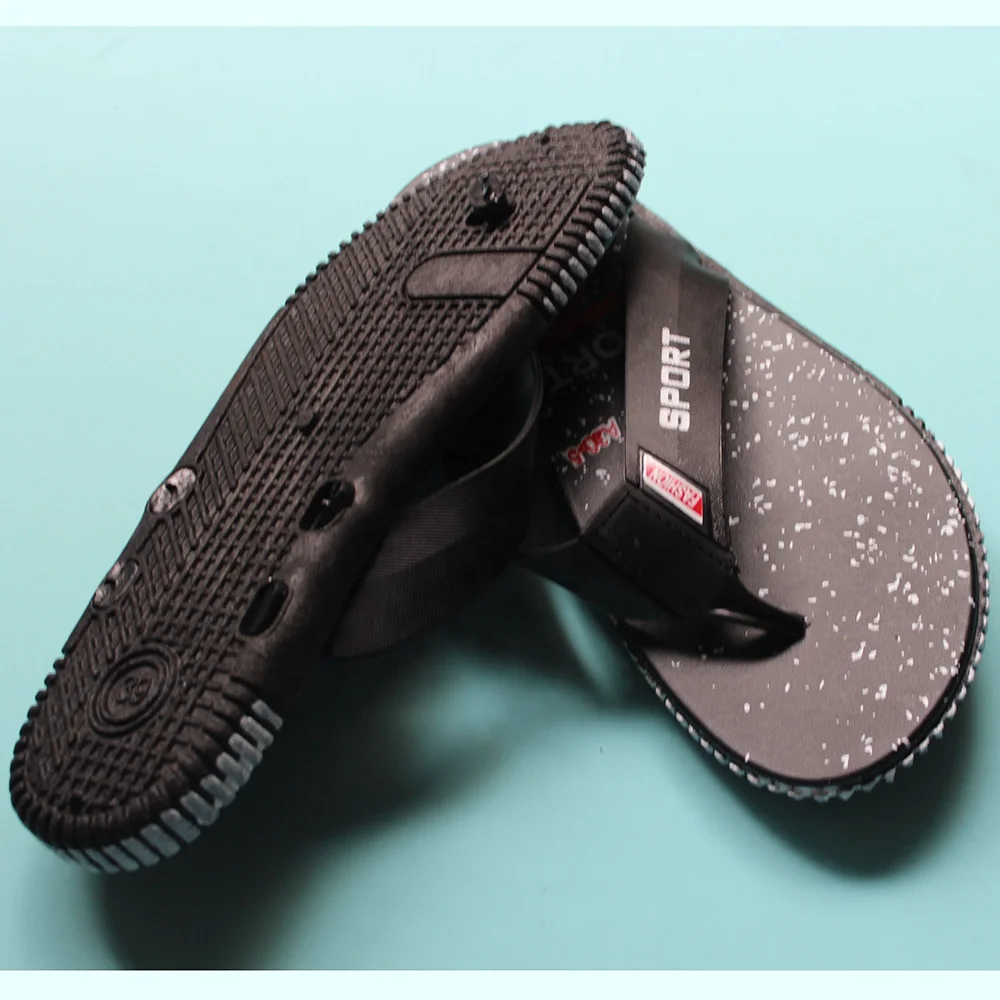 Customized Printing Beach Slippers Eva Flip Flops for Summer Waterproof Lightweight with PVC Insole Flat Massage Upper Position