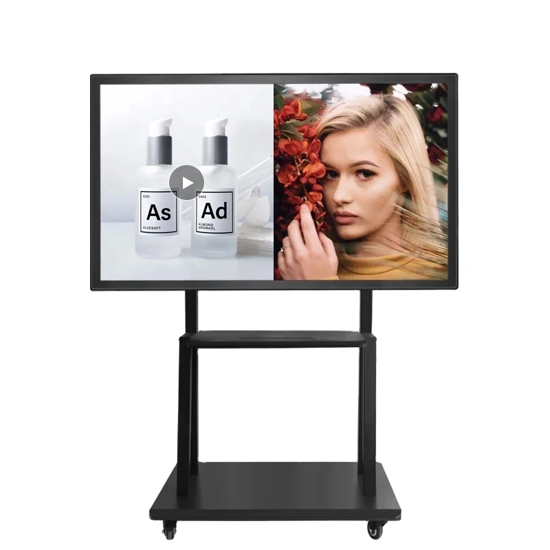 Android all in one touch screen floor stand lcd led touch screen display whiteboard