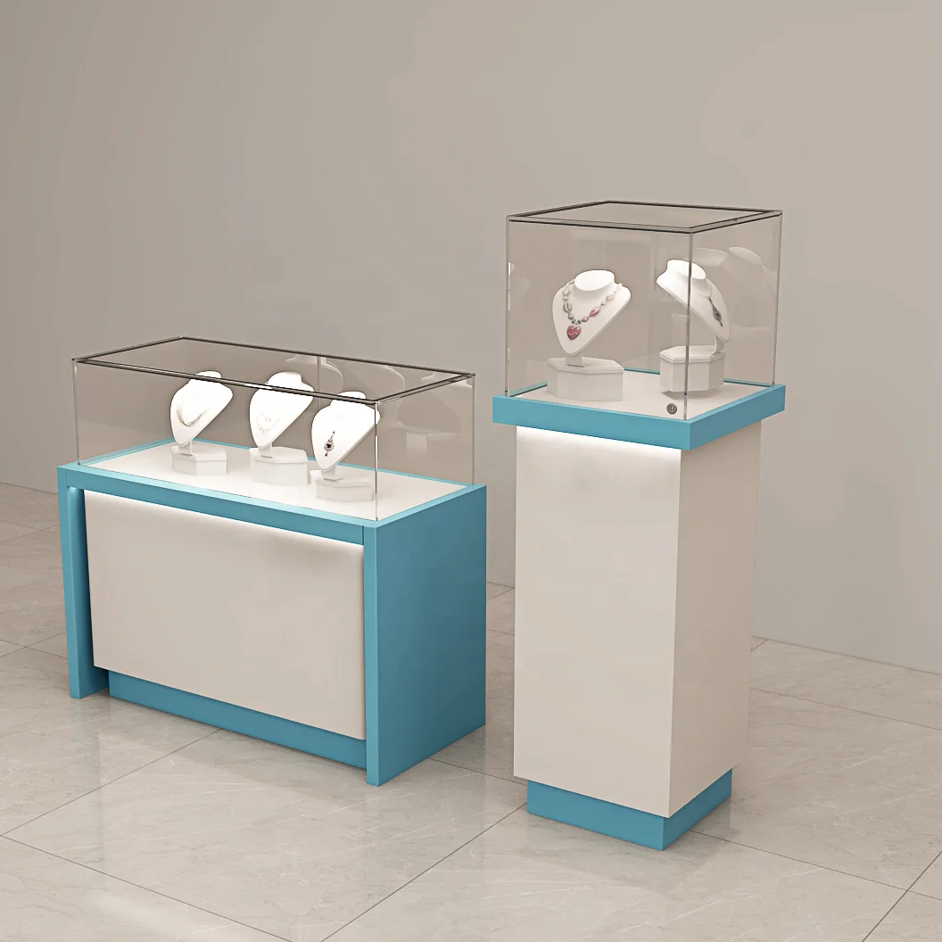 Luxury Jewellery Watch Store Glass Display Showcase Cabinet Counter Jewellery Display Cabinet Jewelry Mall Counter Jewelry Kiosk