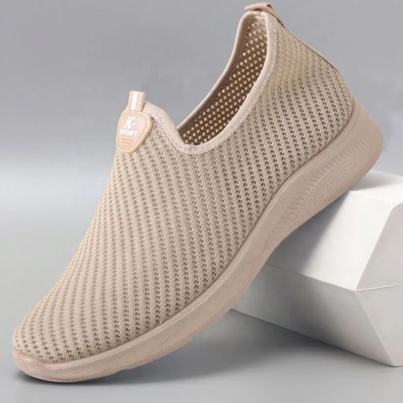 Ruizi Popular   Lightweight On Walking Running Shoes Non Slip Mesh Breathable Comfortable  Casual Sneakers For Men