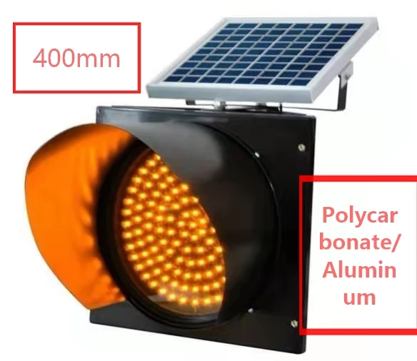 
Professional production of intelligent traffic lights warning products traffic lights 400 yellow flashing warning lights 