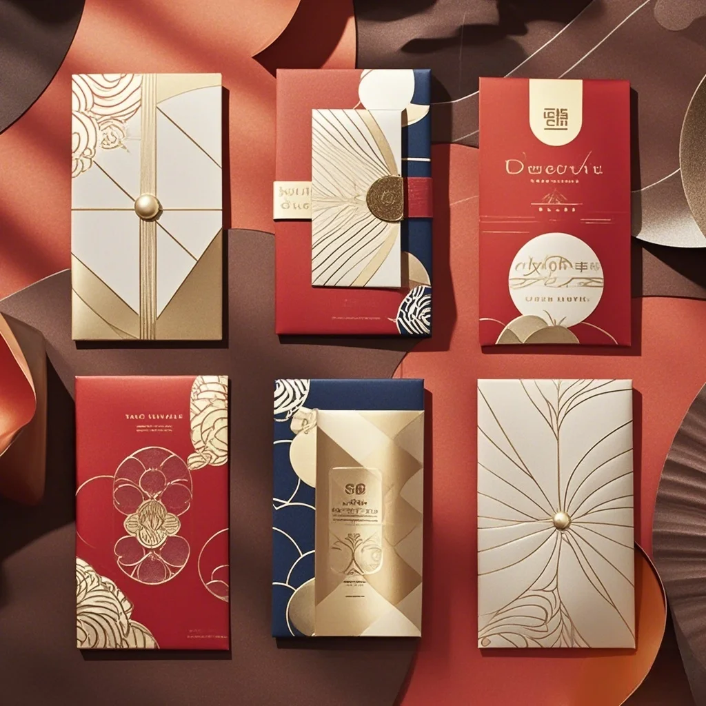 2025 Customized Eco-Friendly Paper Bags Personalized Red Envelopes and Gifts for Chinese New Year Weddings and Other Occasions