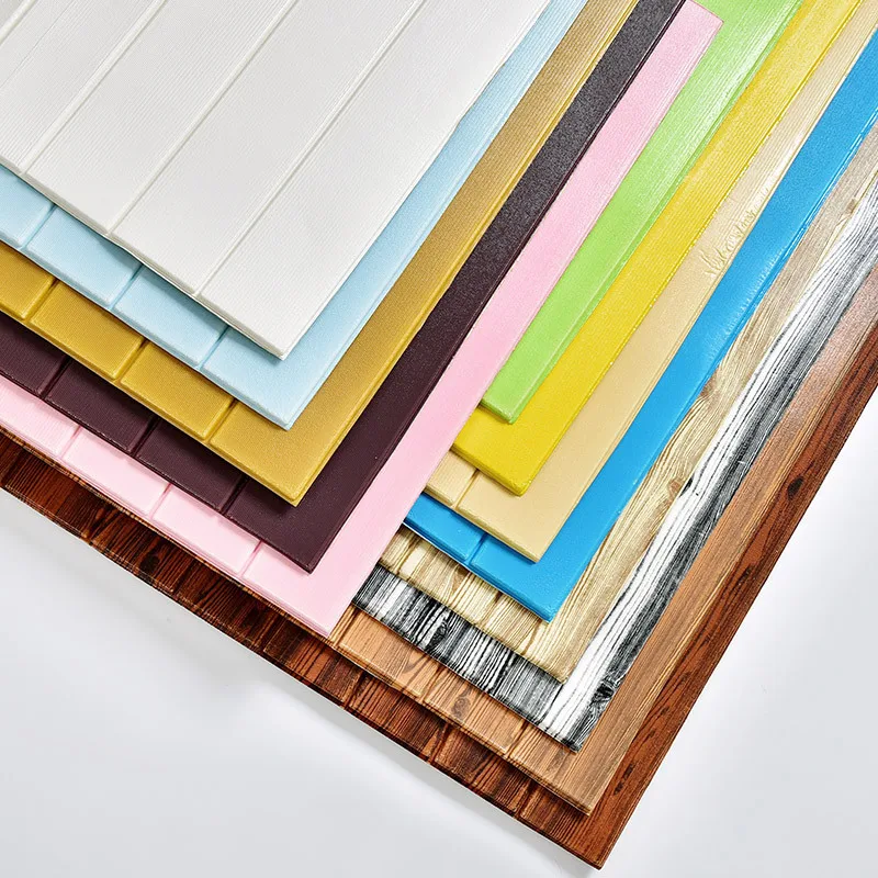 Wholesale 3D three-dimensional wall paste thin waterproof thickened self-adhesive wallpaper