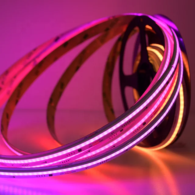 Custom CuttableLC8806N 24v 720leds IC Quality 20 Outdoor Flexible tape Waterproof 5m COB addressable led strip