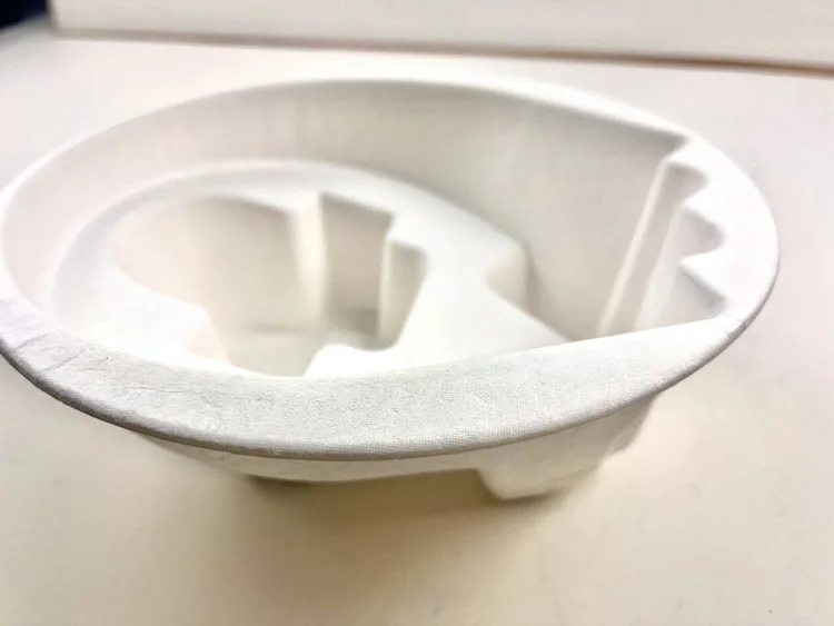 Eco  Friendly  Biodegradable Molded Pulp Products the thermoformable trays  plastic replaced insert Storage package  box