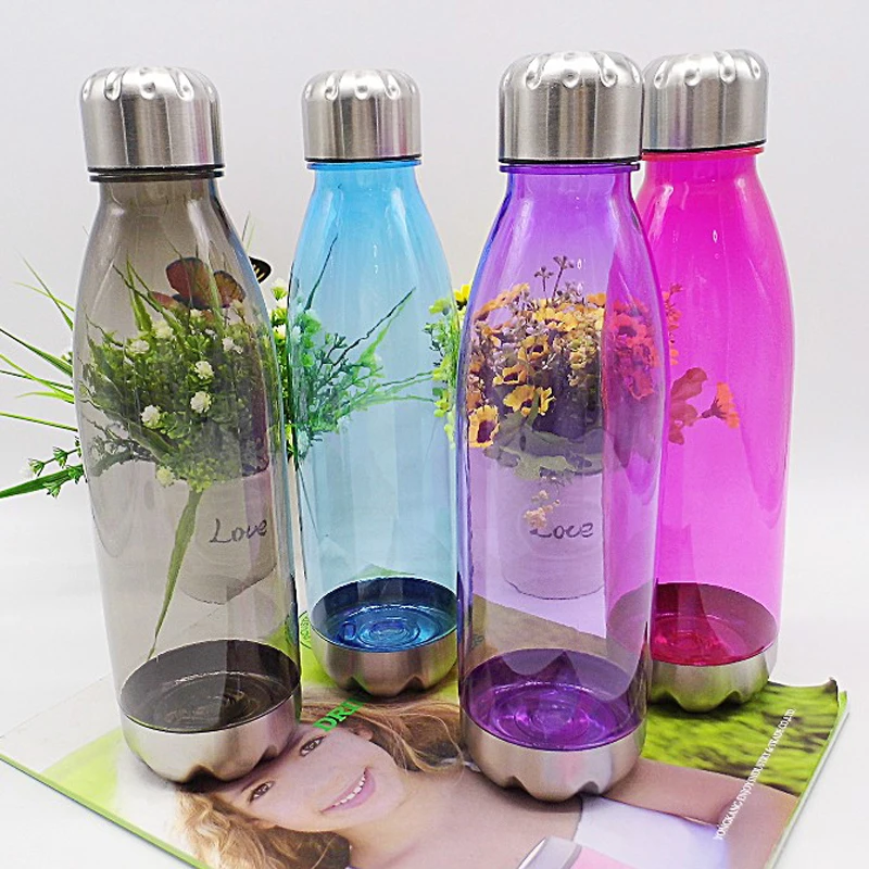 
BPA Free 750ML Cheap clear plastic water bottle Custom Logo Gifts Sports plastic bottle water 