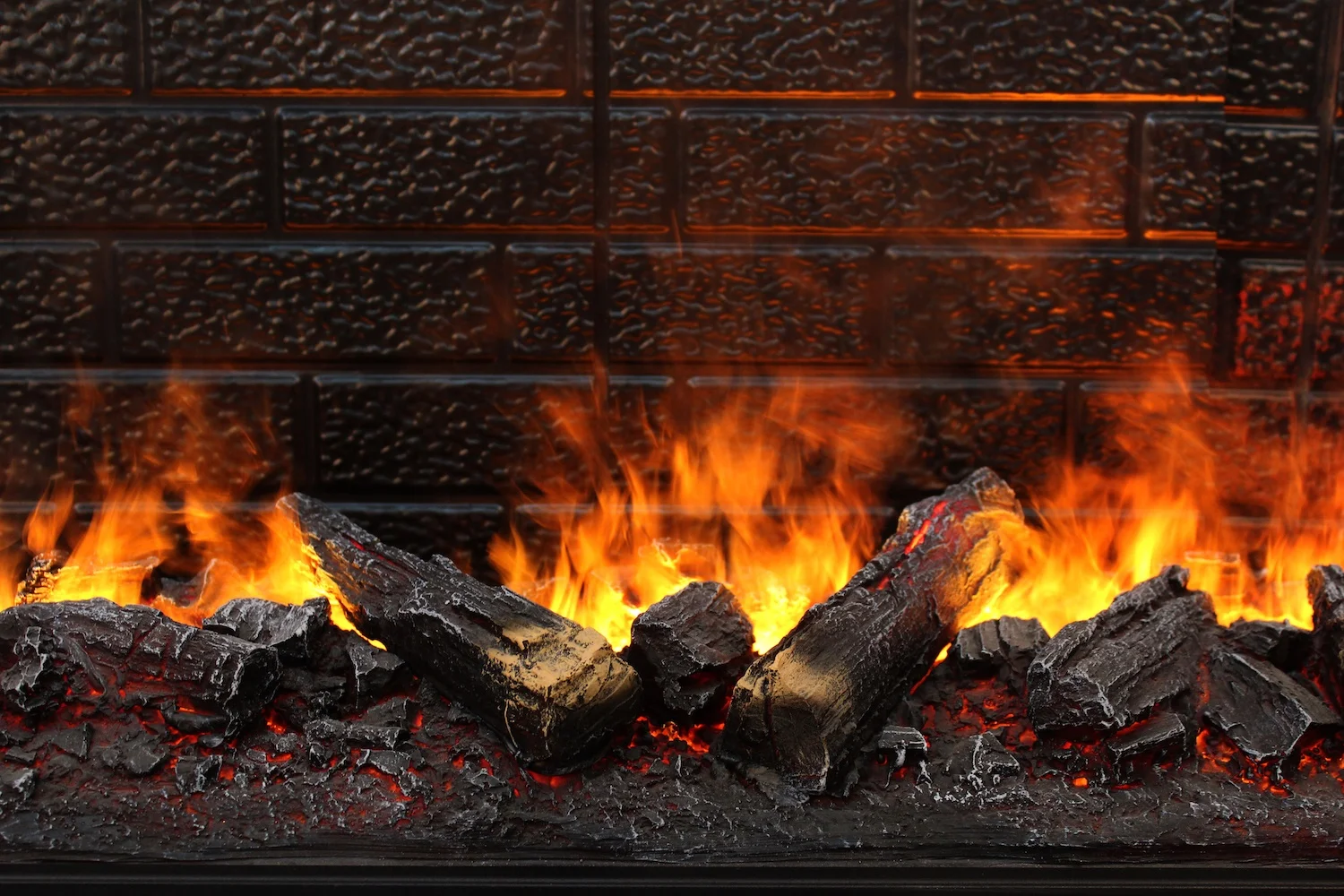 Cassette 1000 RGB LED Log Set Version Water Water Mist Fire Steam Fireplace Smoke Flame Effect Multi Flame Colors