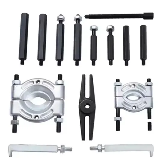 14 PCs Heavy Duty Bearing Separator Puller Set Gear Puller Wheel Bearing Removal Tool Kit Extractor