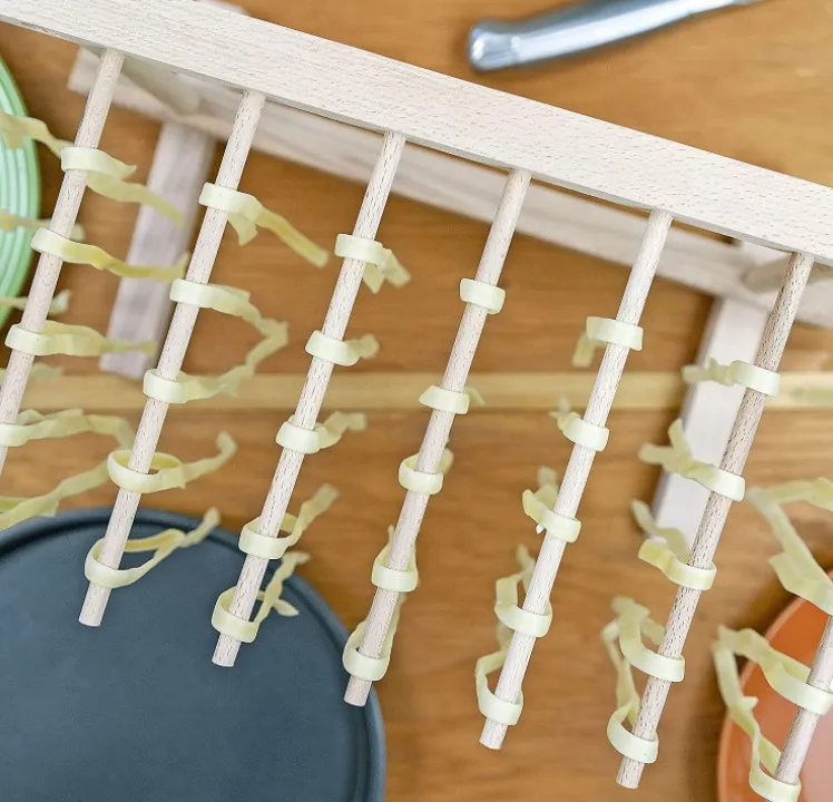 Custom Collapsible Wooden Pasta Drying Rack