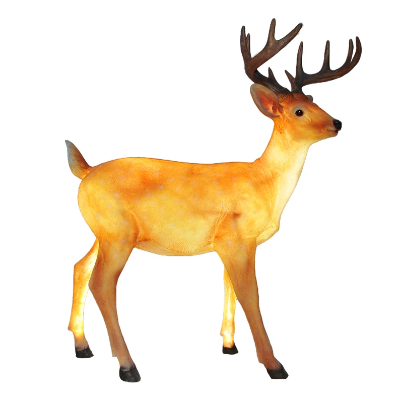 Christmas Decoration Supplies Waterproof Lawn Lamp Floor Sika Deer Landscape Lighting Outdoor Garden Light Christmas Decorations