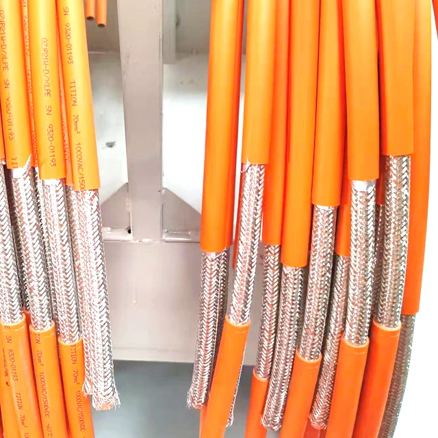 low smoke oil resistance ev charger ca TPE insulated electronic car ev charge cable type 2 to type 1